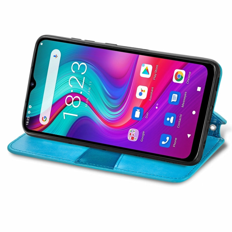 For Doogee X96 Pro Blooming Mandala Embossed Pattern Magnetic Horizontal Flip Leather Case with Holder & Card Slots & Wallet