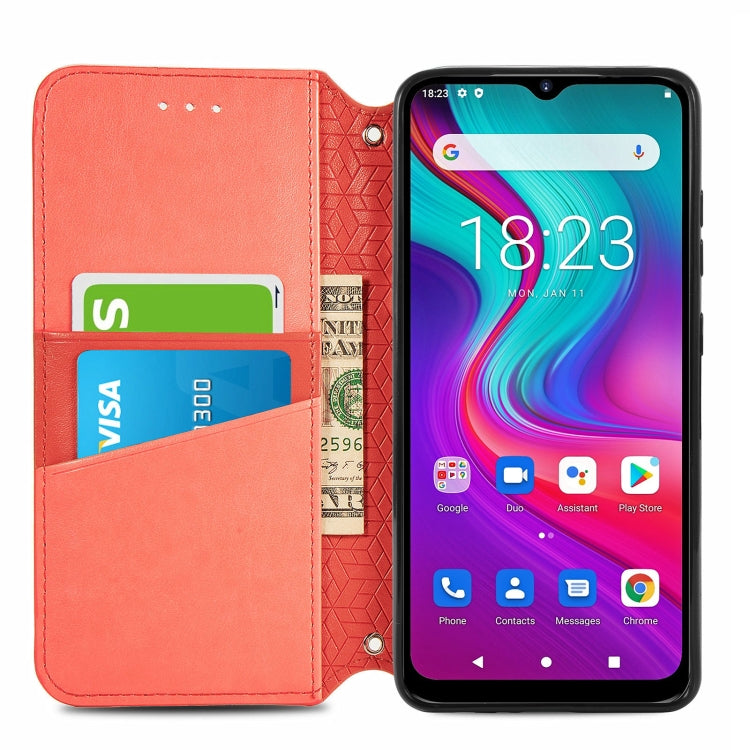 For Doogee X96 Pro Blooming Mandala Embossed Pattern Magnetic Horizontal Flip Leather Case with Holder & Card Slots & Wallet