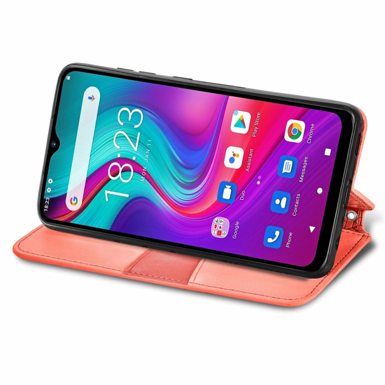 For Doogee X96 Pro Blooming Mandala Embossed Pattern Magnetic Horizontal Flip Leather Case with Holder & Card Slots & Wallet