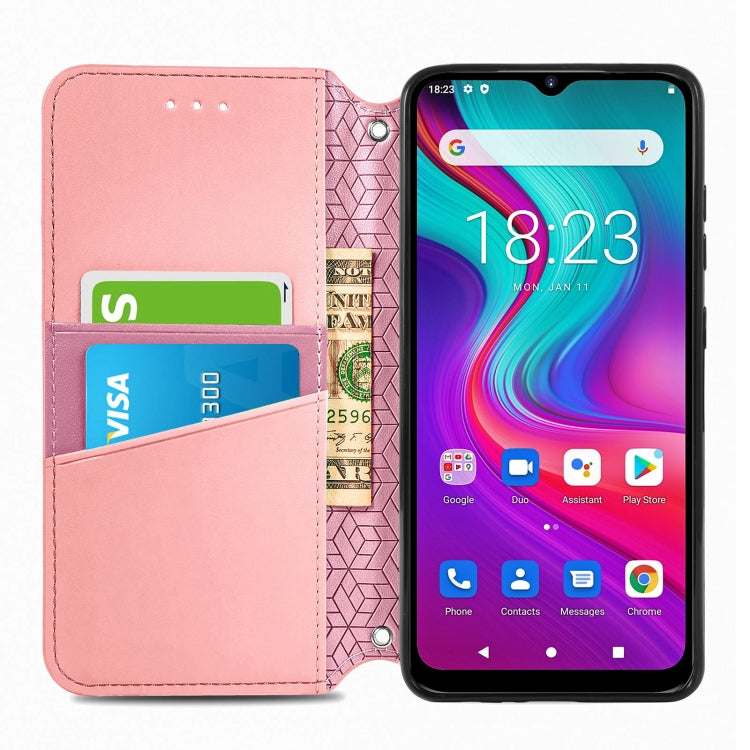 For Doogee X96 Pro Blooming Mandala Embossed Pattern Magnetic Horizontal Flip Leather Case with Holder & Card Slots & Wallet
