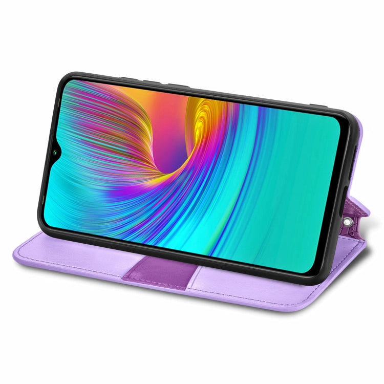 For Infinix X680 / Smart 4 Blooming Mandala Embossed Pattern Magnetic Horizontal Flip Leather Case with Holder & Card Slots & Wallet