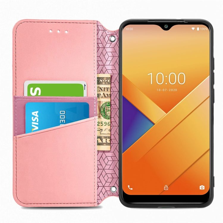 For Wiko Y81 Blooming Mandala Embossed Pattern Magnetic Horizontal Flip Leather Case with Holder & Card Slots & Wallet