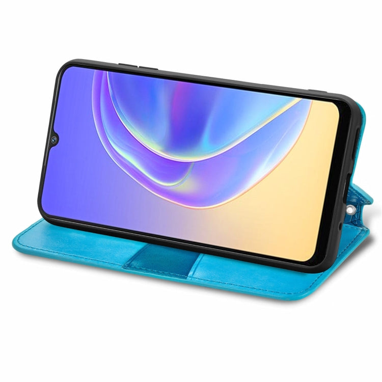 For vivo V21e 4G Blooming Mandala Embossed Pattern Magnetic Horizontal Flip Leather Case with Holder & Card Slots & Wallet