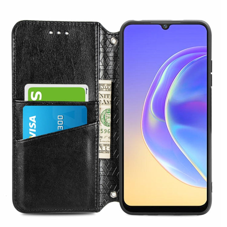 For vivo V21e 4G Blooming Mandala Embossed Pattern Magnetic Horizontal Flip Leather Case with Holder & Card Slots & Wallet