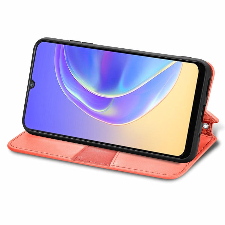 For vivo V21e 4G Blooming Mandala Embossed Pattern Magnetic Horizontal Flip Leather Case with Holder & Card Slots & Wallet