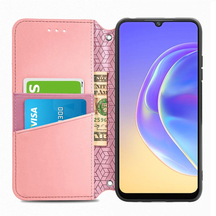 For vivo V21e 4G Blooming Mandala Embossed Pattern Magnetic Horizontal Flip Leather Case with Holder & Card Slots & Wallet