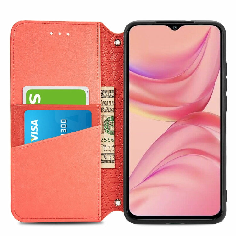 For Infinix Hot 10 Lite Blooming Mandala Embossed Pattern Magnetic Horizontal Flip Leather Case with Holder & Card Slots & Wallet