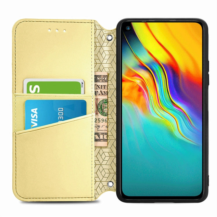 For Infinix Hot 9 Blooming Mandala Embossed Pattern Magnetic Horizontal Flip Leather Case with Holder & Card Slots & Wallet