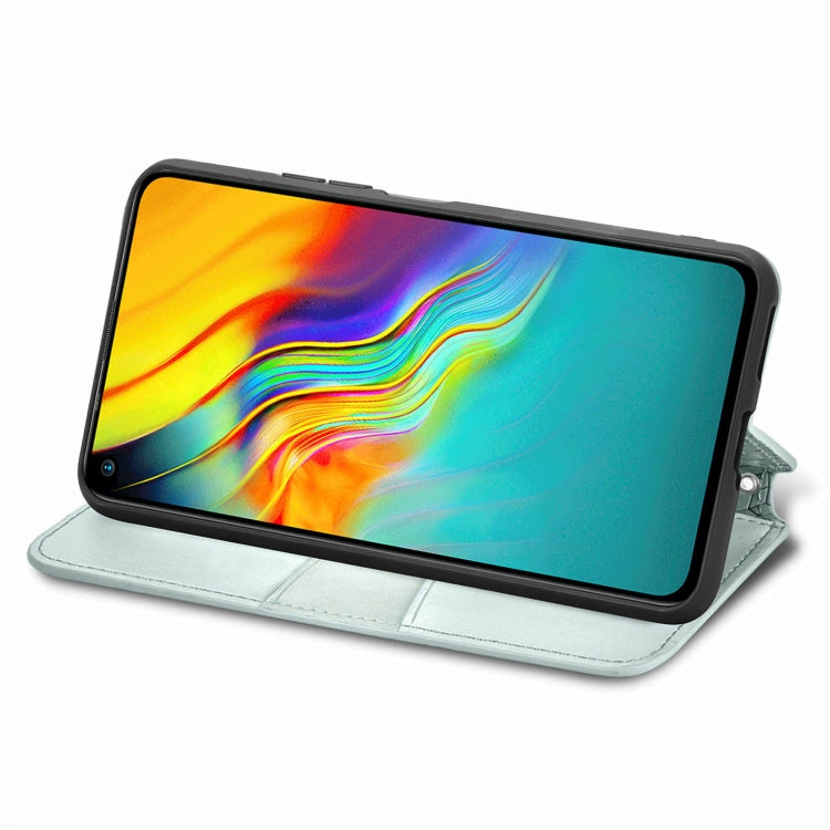 For Infinix Hot 9 Blooming Mandala Embossed Pattern Magnetic Horizontal Flip Leather Case with Holder & Card Slots & Wallet