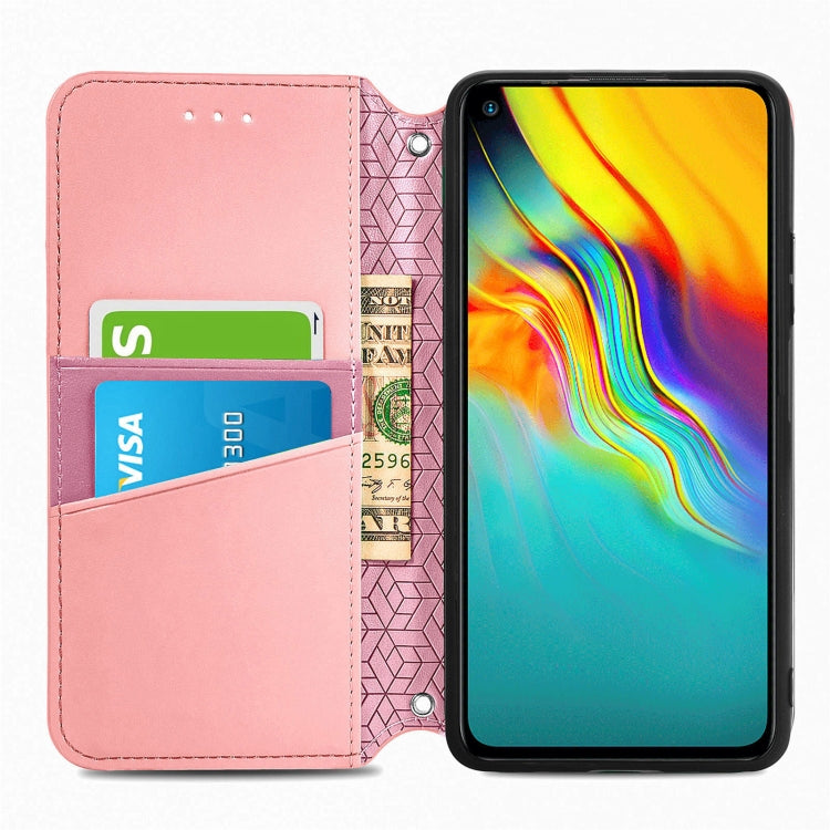 For Infinix Hot 9 Blooming Mandala Embossed Pattern Magnetic Horizontal Flip Leather Case with Holder & Card Slots & Wallet