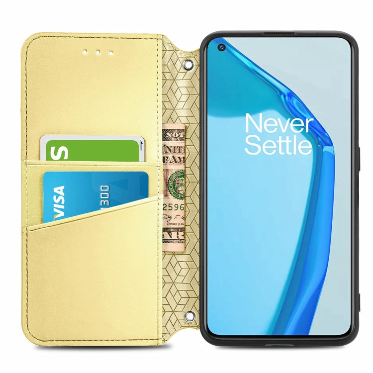 For OnePlus 9R Blooming Mandala Embossed Pattern Magnetic Horizontal Flip Leather Case with Holder & Card Slots & Wallet