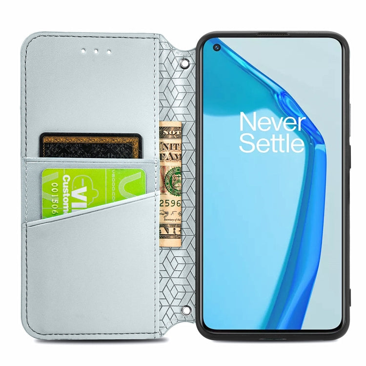 For OnePlus 9R Blooming Mandala Embossed Pattern Magnetic Horizontal Flip Leather Case with Holder & Card Slots & Wallet