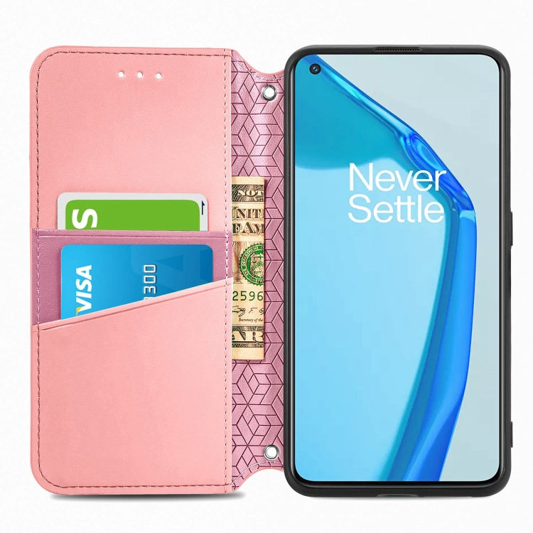 For OnePlus 9R Blooming Mandala Embossed Pattern Magnetic Horizontal Flip Leather Case with Holder & Card Slots & Wallet