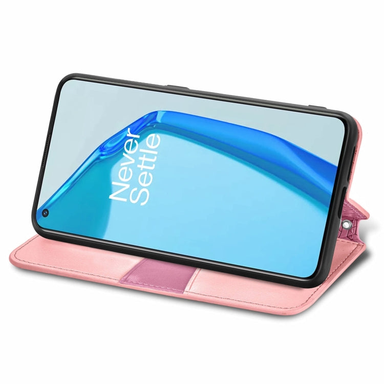 For OnePlus 9R Blooming Mandala Embossed Pattern Magnetic Horizontal Flip Leather Case with Holder & Card Slots & Wallet