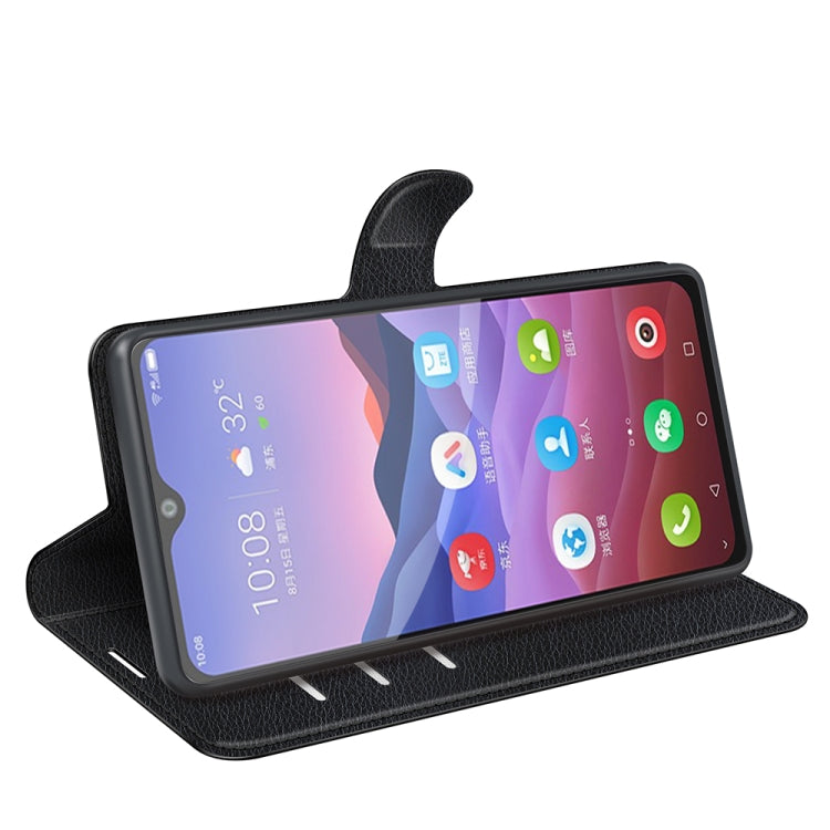 For ZTE Blade V2020 Smart Litchi Texture Horizontal Flip Protective Case with Holder & Card Slots & Wallet