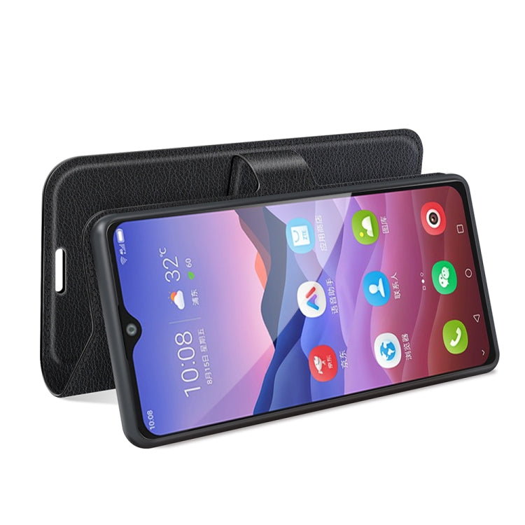 For ZTE Blade V2020 Smart Litchi Texture Horizontal Flip Protective Case with Holder & Card Slots & Wallet