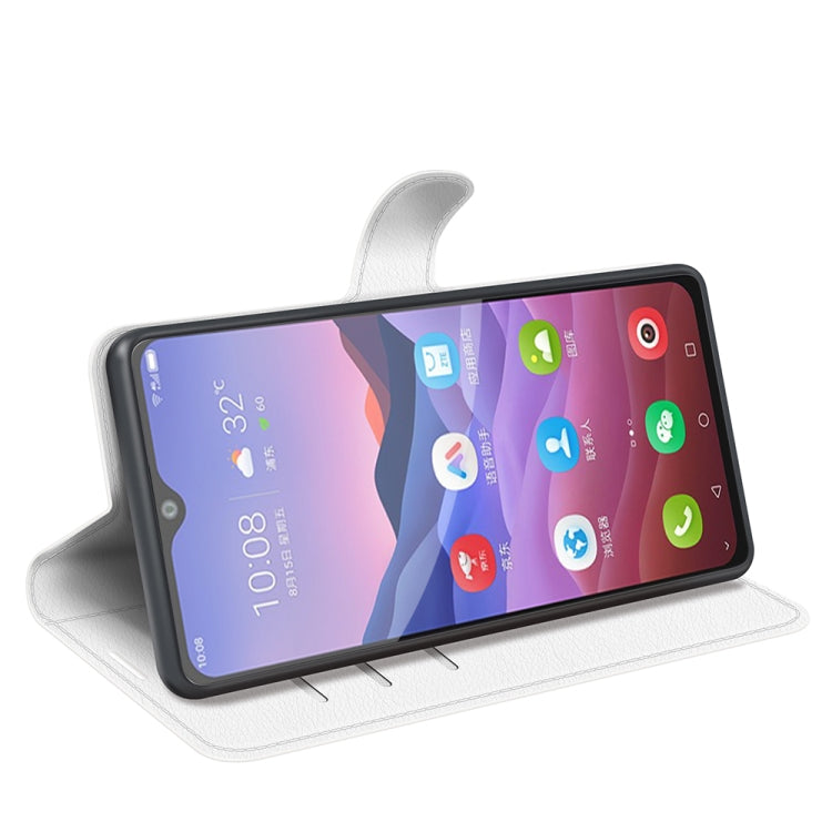 For ZTE Blade V2020 Smart Litchi Texture Horizontal Flip Protective Case with Holder & Card Slots & Wallet