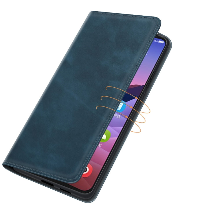 For ZTE Blade V2020 Smart Retro-skin Business Magnetic Suction Leather Case with Holder & Card Slots & Wallet