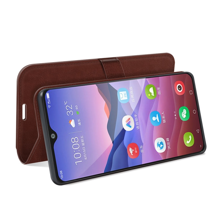 For ZTE Blade V2020 Smart R64 Texture Single Horizontal Flip Protective Case with Holder & Card Slots & Wallet& Photo Frame