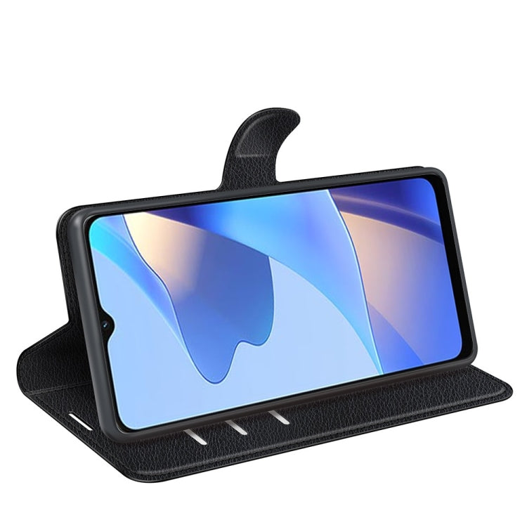 For OPPO A16 Litchi Texture Horizontal Flip Protective Case with Holder & Card Slots & Wallet