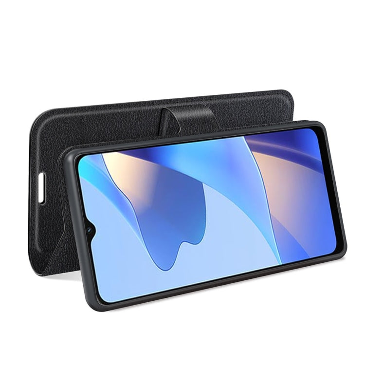 For OPPO A16 Litchi Texture Horizontal Flip Protective Case with Holder & Card Slots & Wallet