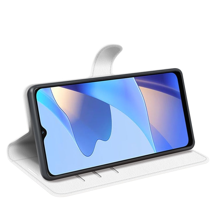 For OPPO A16 Litchi Texture Horizontal Flip Protective Case with Holder & Card Slots & Wallet