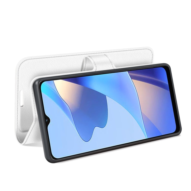For OPPO A16 Litchi Texture Horizontal Flip Protective Case with Holder & Card Slots & Wallet