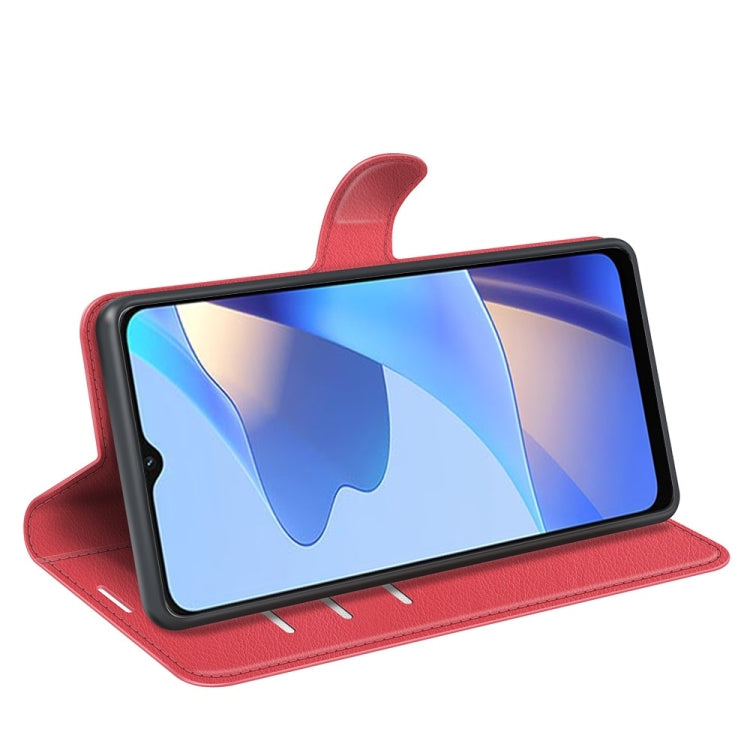 For OPPO A16 Litchi Texture Horizontal Flip Protective Case with Holder & Card Slots & Wallet