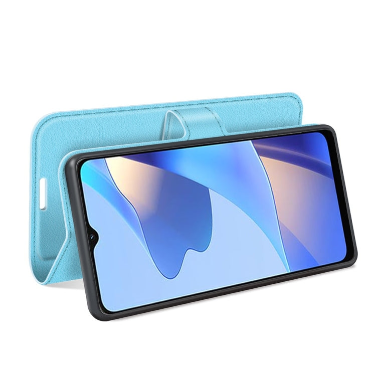 For OPPO A16 Litchi Texture Horizontal Flip Protective Case with Holder & Card Slots & Wallet