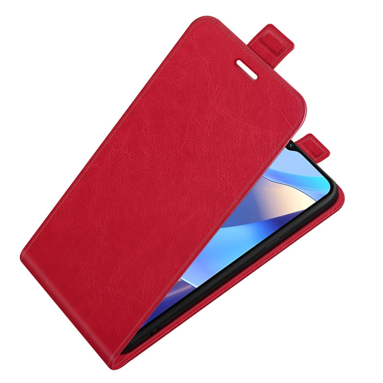 For OPPO A16 R64 Texture Single Vertical Flip Leather Protective Case with Card Slots & Photo Frame