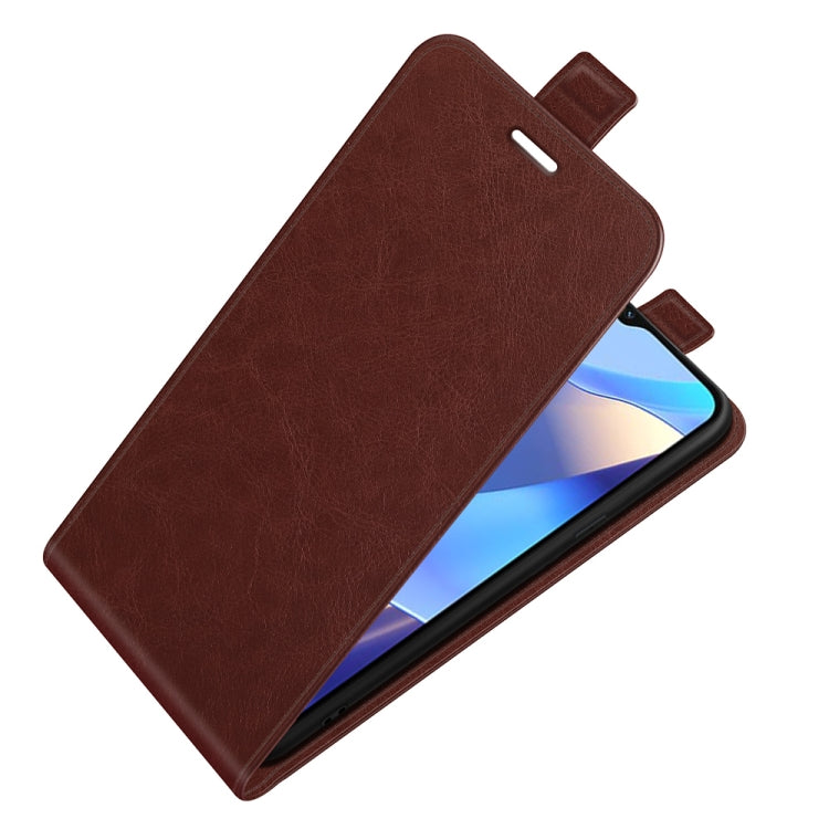 For OPPO A16 R64 Texture Single Vertical Flip Leather Protective Case with Card Slots & Photo Frame