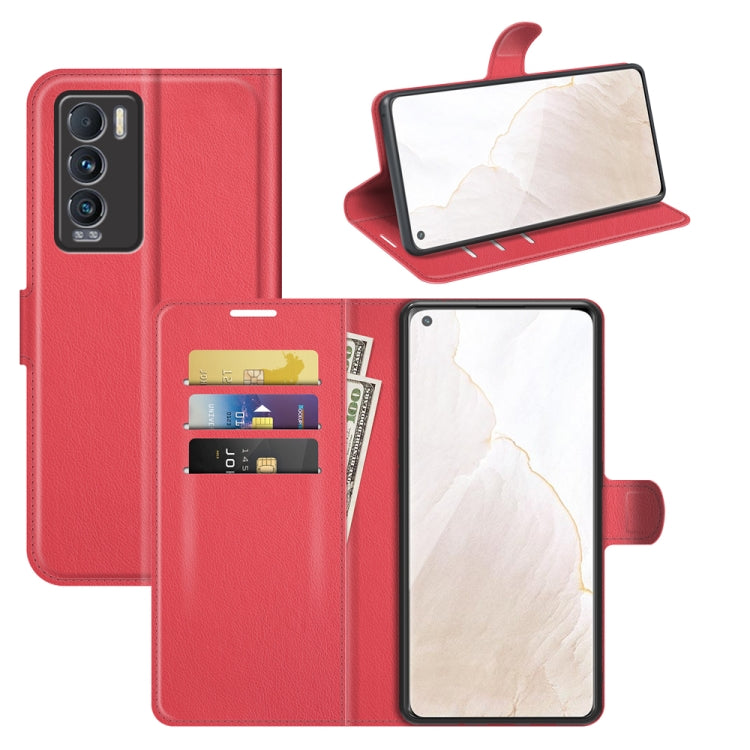 For OPPO Realme GT Master Explorer Litchi Texture Horizontal Flip Protective Case with Holder & Card Slots & Wallet