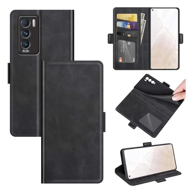 For OPPO Realme GT Explorer Master Dual-side Magnetic Buckle Horizontal Flip Leather Case with Holder & Card Slots & Wallet