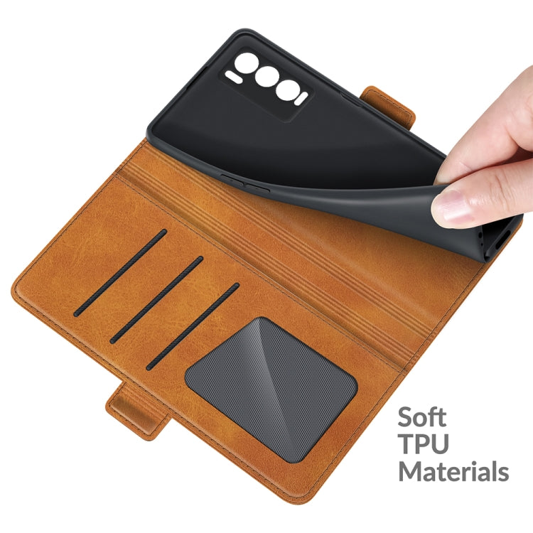 For OPPO Realme GT Explorer Master Dual-side Magnetic Buckle Horizontal Flip Leather Case with Holder & Card Slots & Wallet