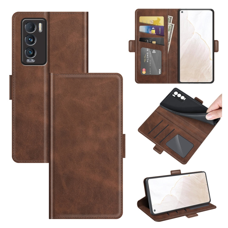 For OPPO Realme GT Explorer Master Dual-side Magnetic Buckle Horizontal Flip Leather Case with Holder & Card Slots & Wallet