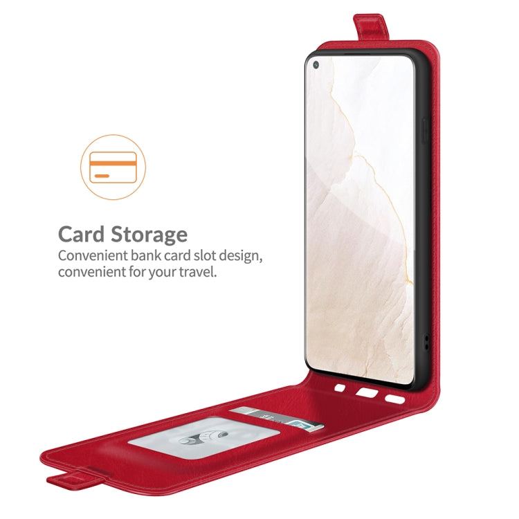 For OPPO Realme GT Master Explorer R64 Texture Single Vertical Flip Leather Protective Case with Card Slots & Photo Frame