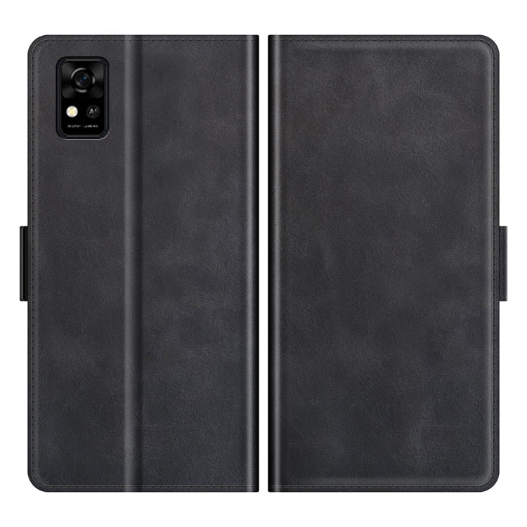 For ZTE Blade A31 Dual-side Magnetic Buckle Horizontal Flip Leather Case with Holder & Card Slots & Wallet