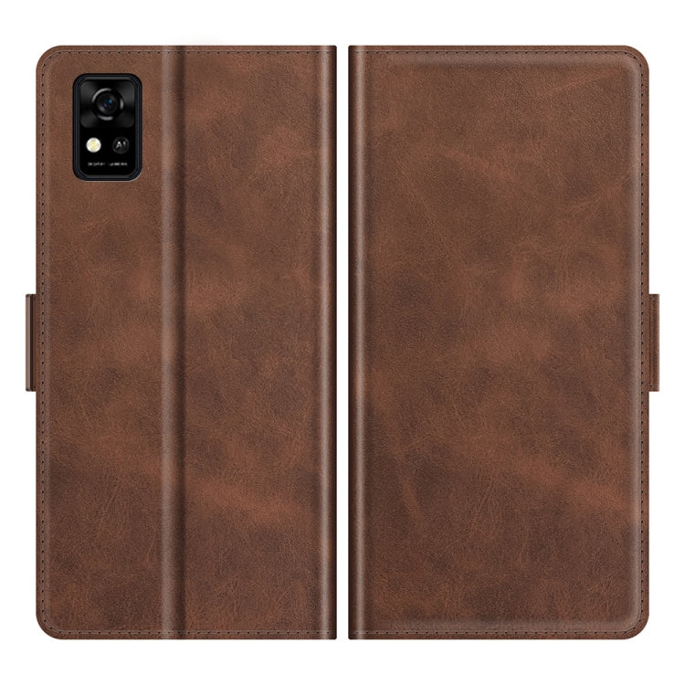 For ZTE Blade A31 Dual-side Magnetic Buckle Horizontal Flip Leather Case with Holder & Card Slots & Wallet