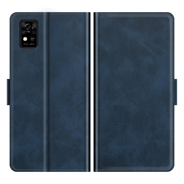 For ZTE Blade A31 Dual-side Magnetic Buckle Horizontal Flip Leather Case with Holder & Card Slots & Wallet