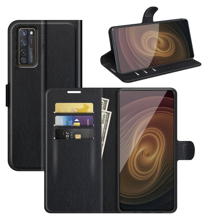 For ZTE Axon 20 5G Litchi Texture Horizontal Flip Protective Case with Holder & Card Slots & Wallet
