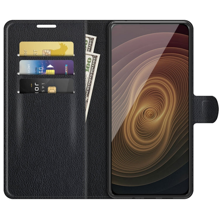 For ZTE Axon 20 5G Litchi Texture Horizontal Flip Protective Case with Holder & Card Slots & Wallet