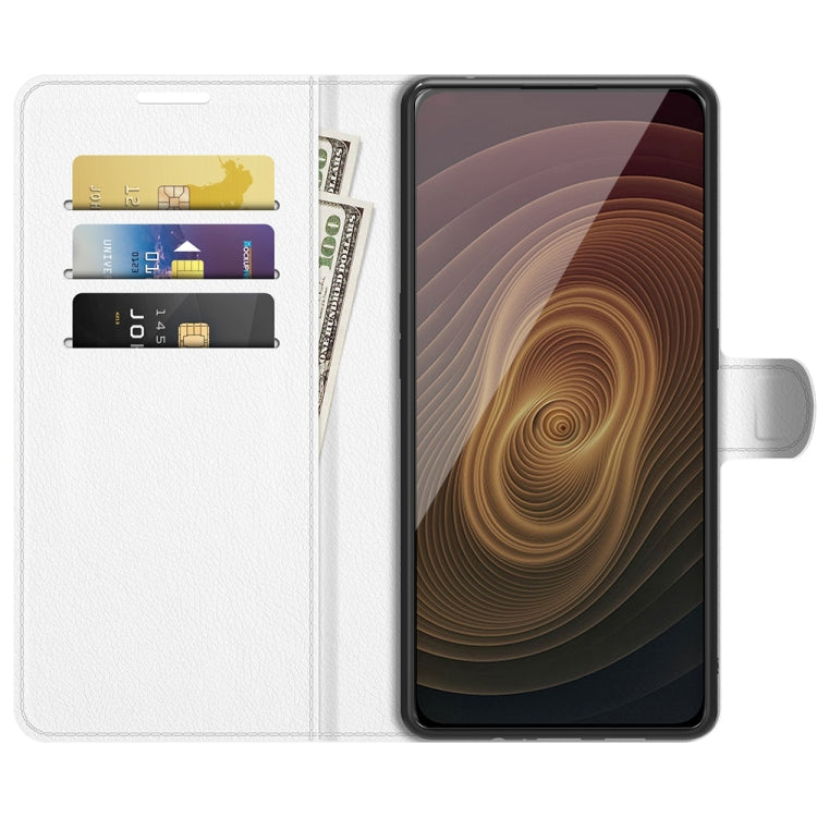 For ZTE Axon 20 5G Litchi Texture Horizontal Flip Protective Case with Holder & Card Slots & Wallet