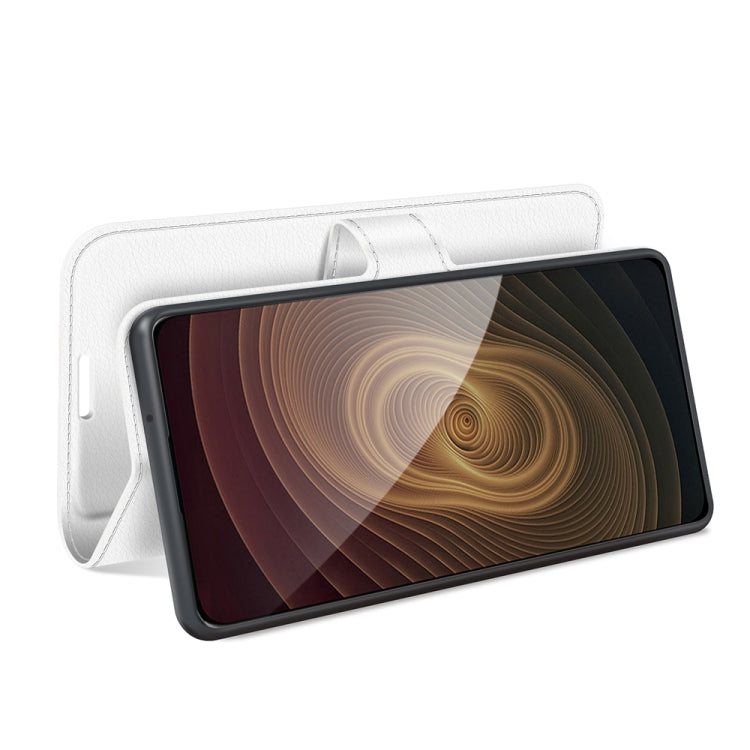 For ZTE Axon 20 5G Litchi Texture Horizontal Flip Protective Case with Holder & Card Slots & Wallet