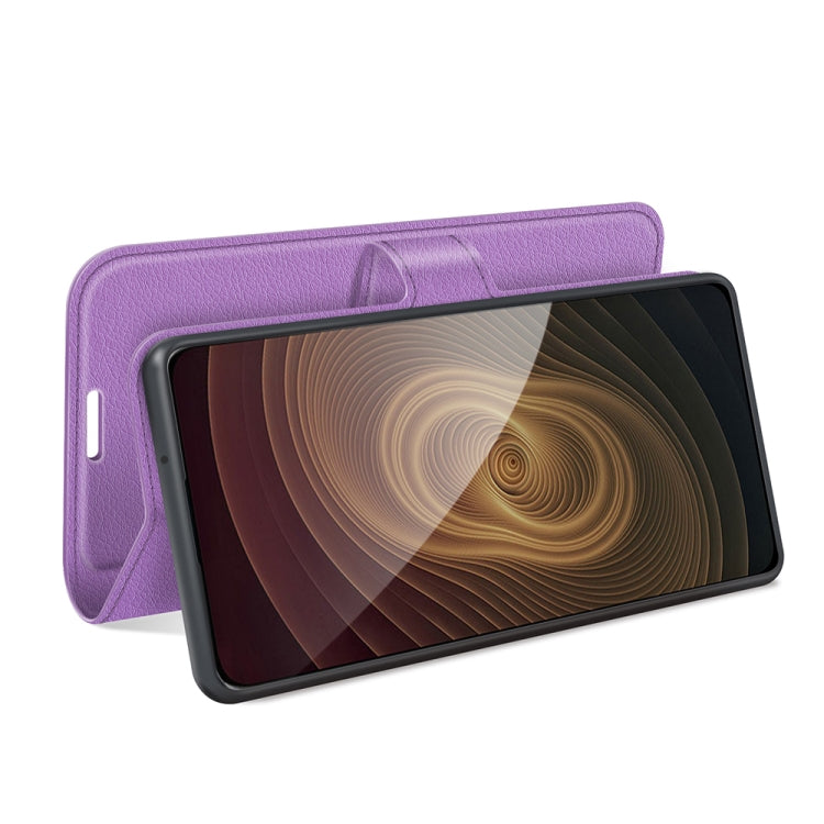 For ZTE Axon 20 5G Litchi Texture Horizontal Flip Protective Case with Holder & Card Slots & Wallet