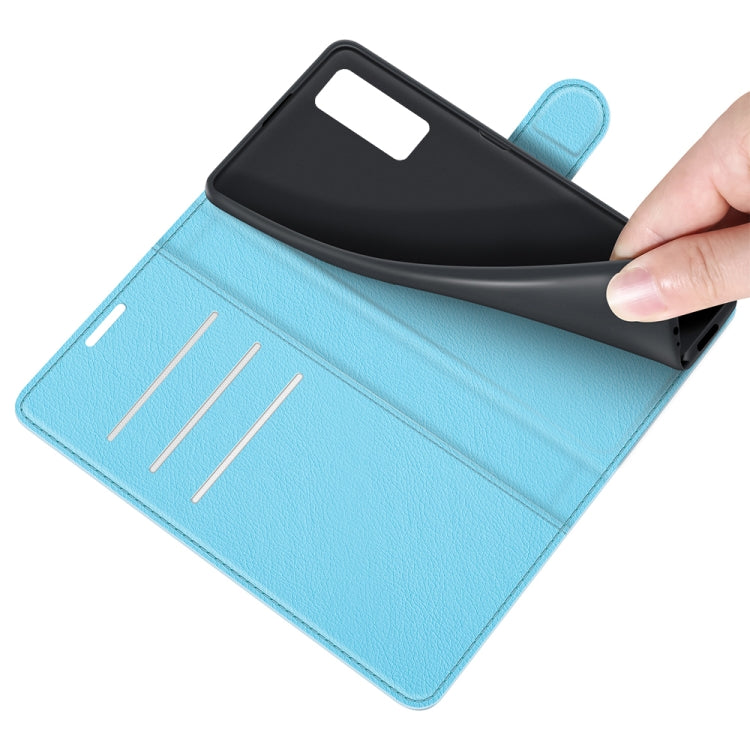 For ZTE Axon 20 5G Litchi Texture Horizontal Flip Protective Case with Holder & Card Slots & Wallet