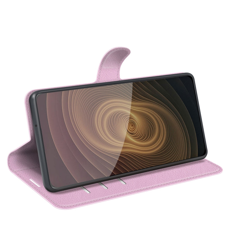 For ZTE Axon 20 5G Litchi Texture Horizontal Flip Protective Case with Holder & Card Slots & Wallet