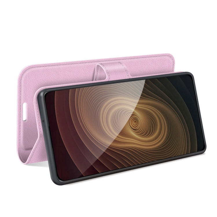 For ZTE Axon 20 5G Litchi Texture Horizontal Flip Protective Case with Holder & Card Slots & Wallet