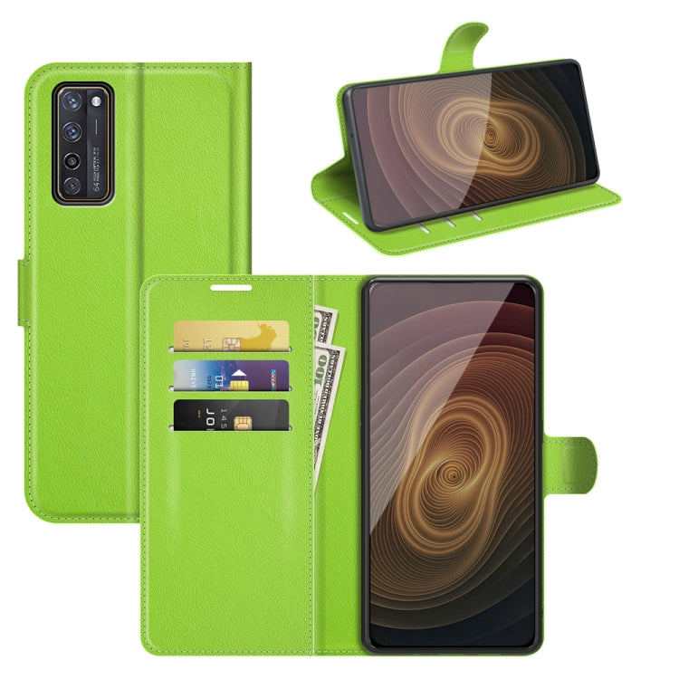For ZTE Axon 20 5G Litchi Texture Horizontal Flip Protective Case with Holder & Card Slots & Wallet
