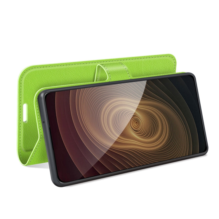 For ZTE Axon 20 5G Litchi Texture Horizontal Flip Protective Case with Holder & Card Slots & Wallet
