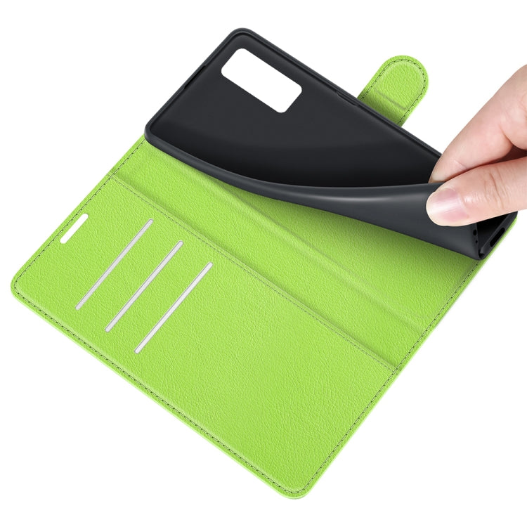 For ZTE Axon 20 5G Litchi Texture Horizontal Flip Protective Case with Holder & Card Slots & Wallet